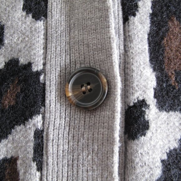 GOODNIGHT MACAROON Leopard Print Button Front Cardigan - Picture 6 of 10